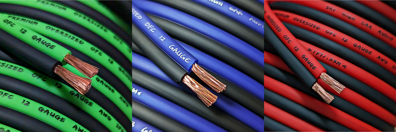 Sky High Car Audio OFC 12 Gauge Speaker Wire 25ft-300ft
