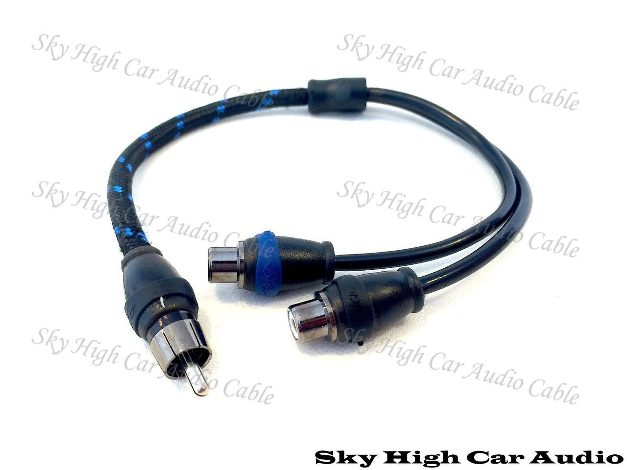 Sky High Car Audio Triple Shielded RCA Y Splitters