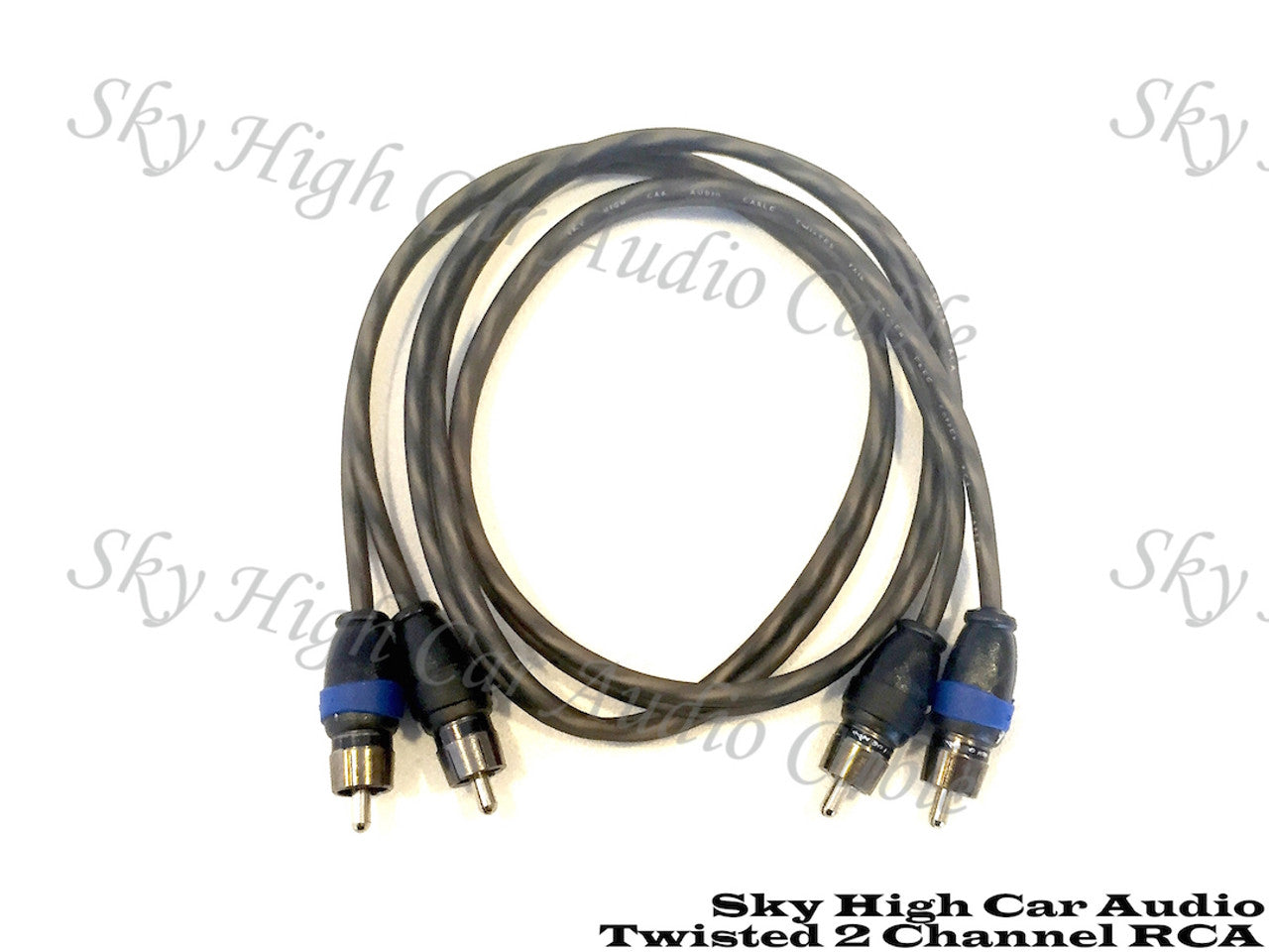 Sky High Car Audio Twisted 2-Channel Twisted RCA 1.5ft-20ft