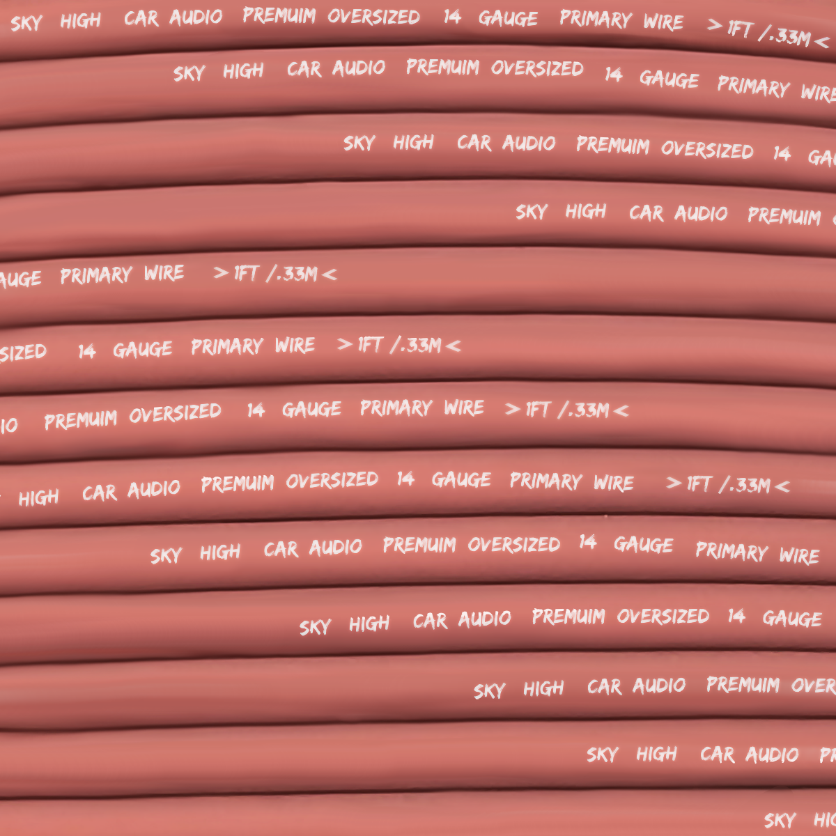 Sky High Car Audio OFC 14 Gauge Primary Wire 100ft-500ft