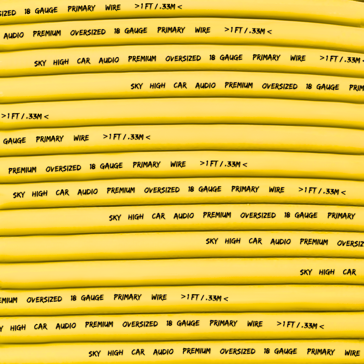 Sky High Car Audio CCA 18 Gauge Primary Wire 100ft-500ft