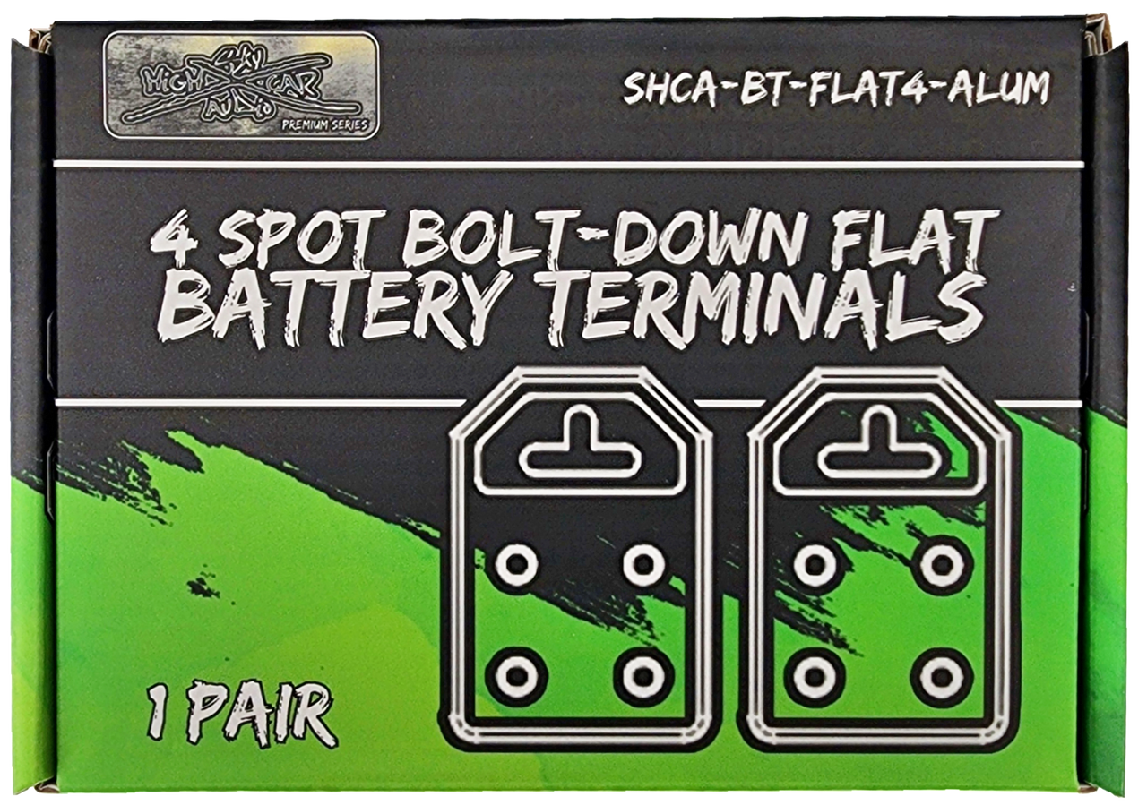 SHCA Flat 4 Spot Aluminum Battery Terminals