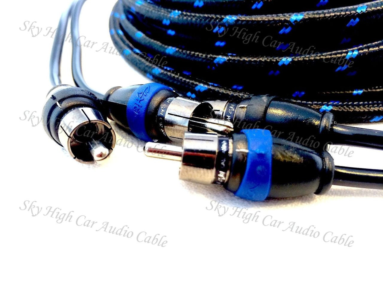 Sky High Car Audio 2-Channel Triple shielded RCAs 1.5ft-20ft