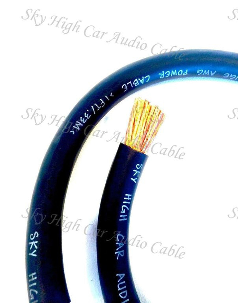 Sky High Car Audio CCA 1/0 Gauge - 50ft Spool