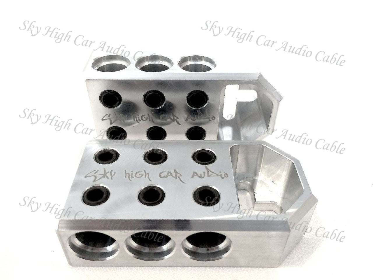 Sky High Car Audio 6 - 1/0 or 4 Gauge Aluminum Battery Terminals