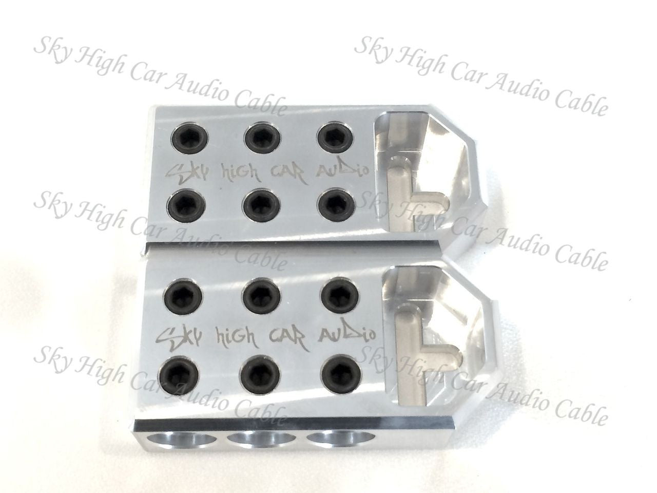 Sky High Car Audio 6 - 1/0 or 4 Gauge Aluminum Battery Terminals