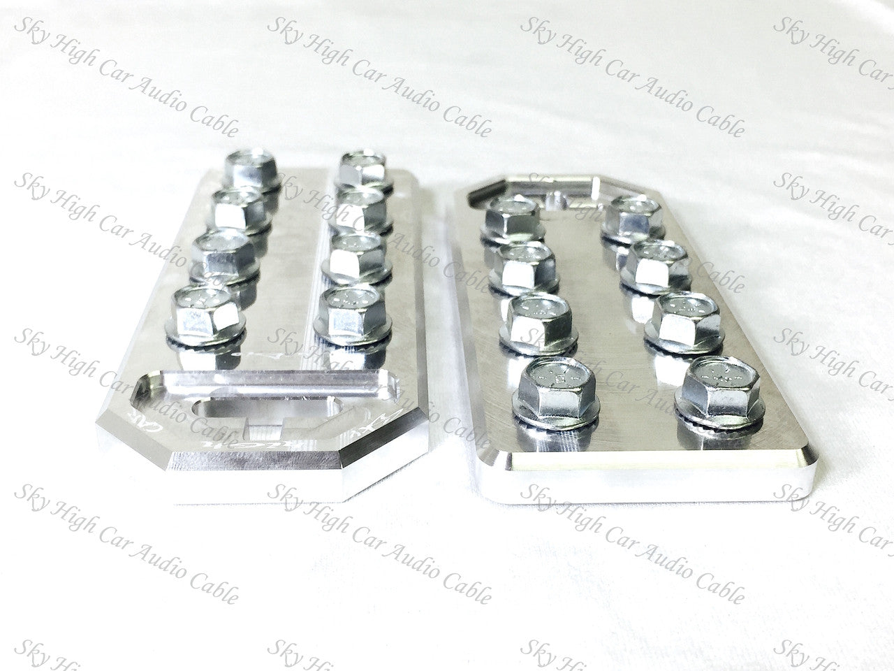 SHCA Flat 8 Spot Aluminum Battery Terminals