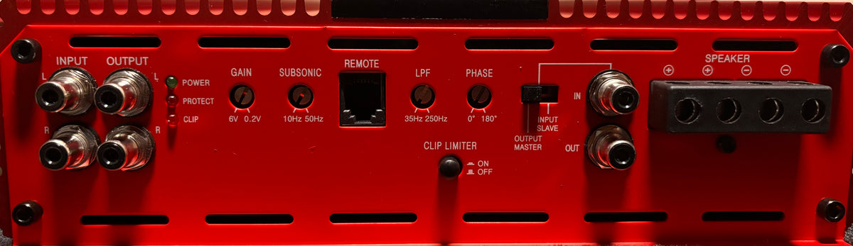 Ruthless Audio 12500.1 Red monoblock amplifier