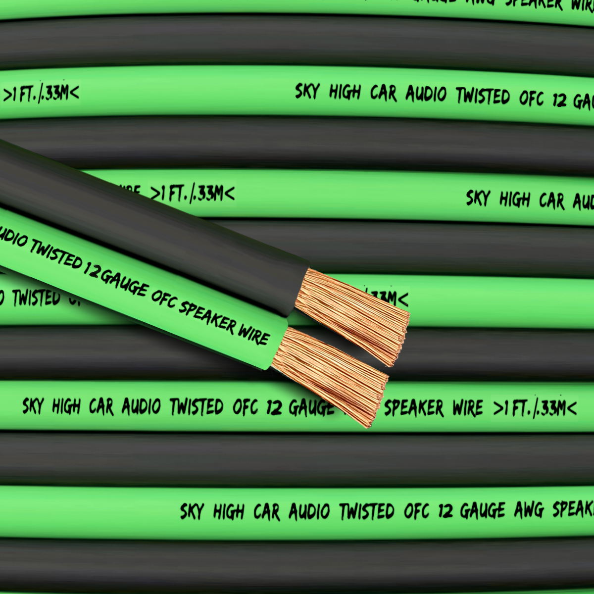 Sky High Car Audio OFC 12 Gauge Speaker Wire 25ft-300ft