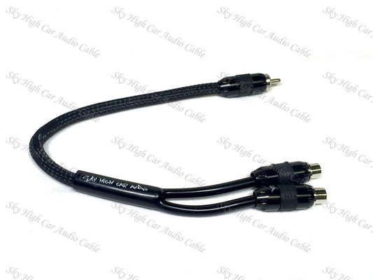 Sky High Car Audio Premium RCA Y Splitter