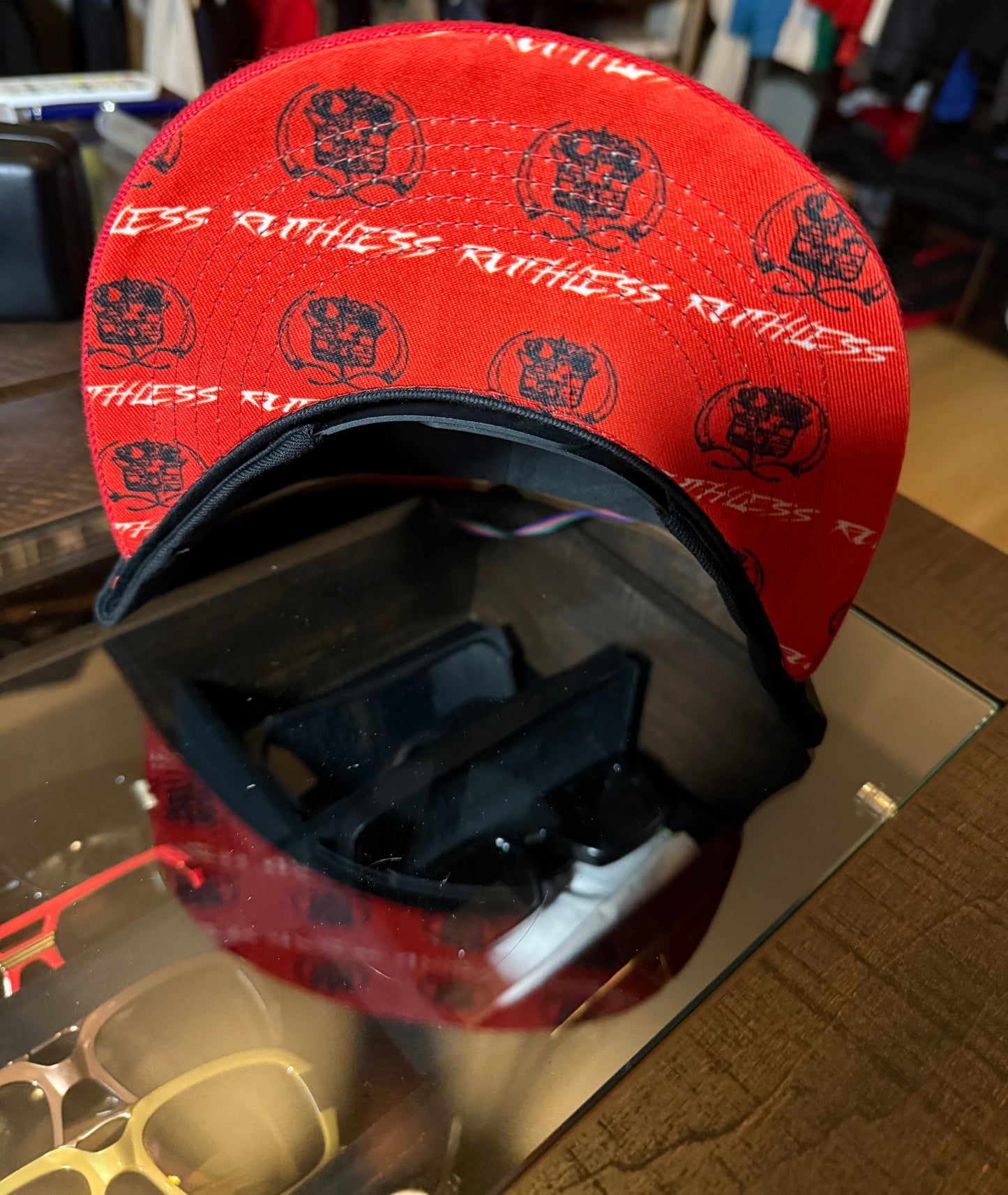 Ruthless Audio Hat Black/Red