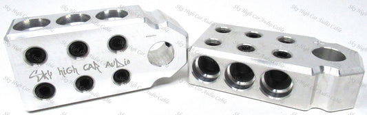 Sky High Car Audio SAE 1/0 6 Input Set Screw Battery Terminal