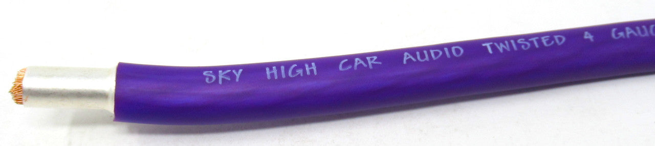 Sky High Car Audio 4 GA Wire Ferrules - Copper Tinned