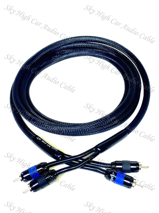 Sky High Car Audio Premium 2-Channel RCA 1.5ft-20ft