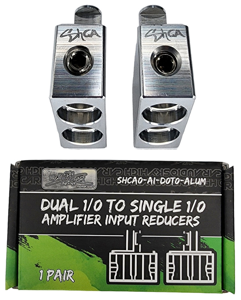 Reducer Amp Sky High Car Audio Dual 1/0 to 1/0 Amplifier Input Reducers – Ruthless ...