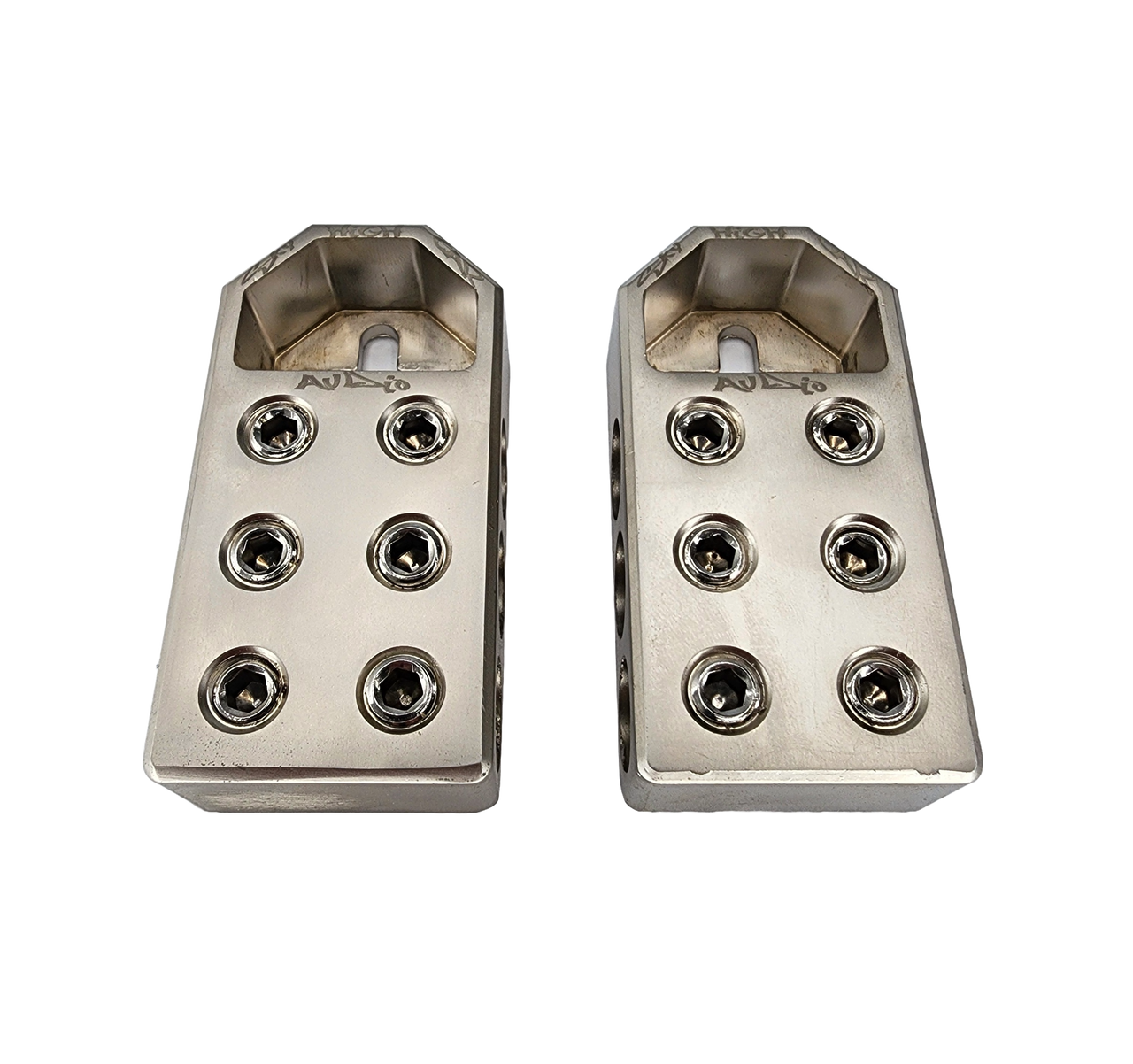 Sky High Car Audio (6) 1/0 Battery Terminals Cast Aluminum