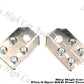 SHCA SAE Flat 4 Spot Aluminum Battery Terminals