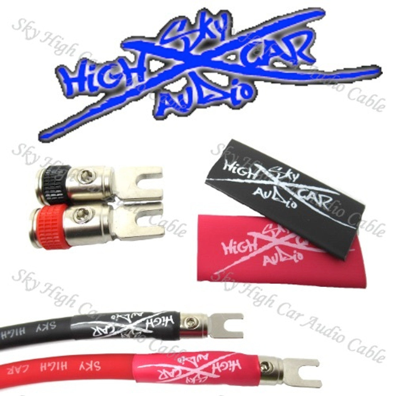 Sky High Car Audio 4ga Spade Connectors